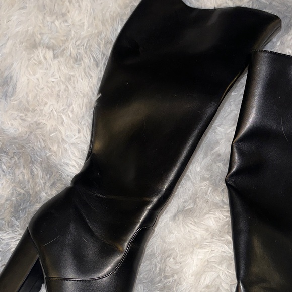 Scoop Black Knee-High Women's Boots - Size 7 1/2 - Picture 3 of 8